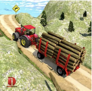 Drive Tractor Trolley Offroad Cargo