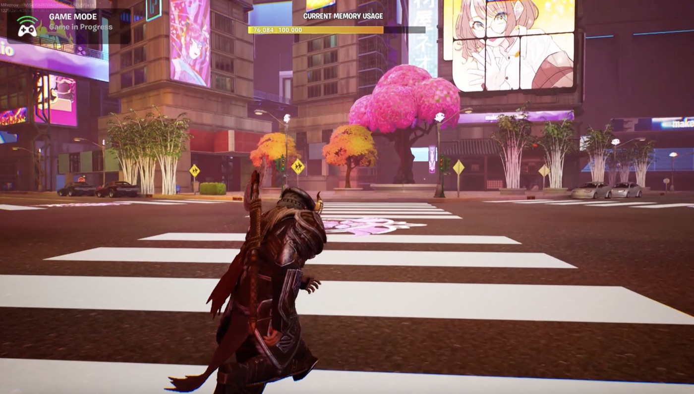 イベント向けFortniteワールドの交差点エリア